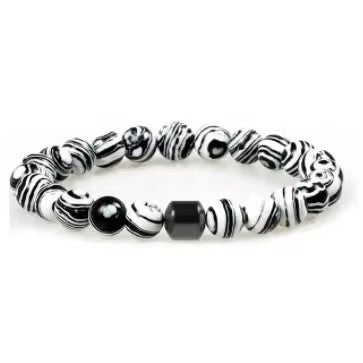 Gemstone & Hematite Bead Bracelet colour or variant view