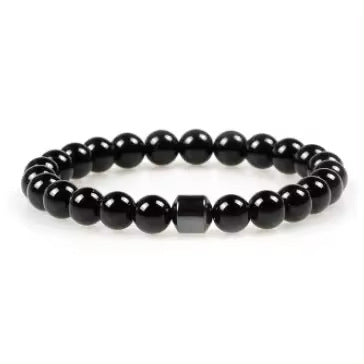 Gemstone & Hematite Bead Bracelet colour or variant view