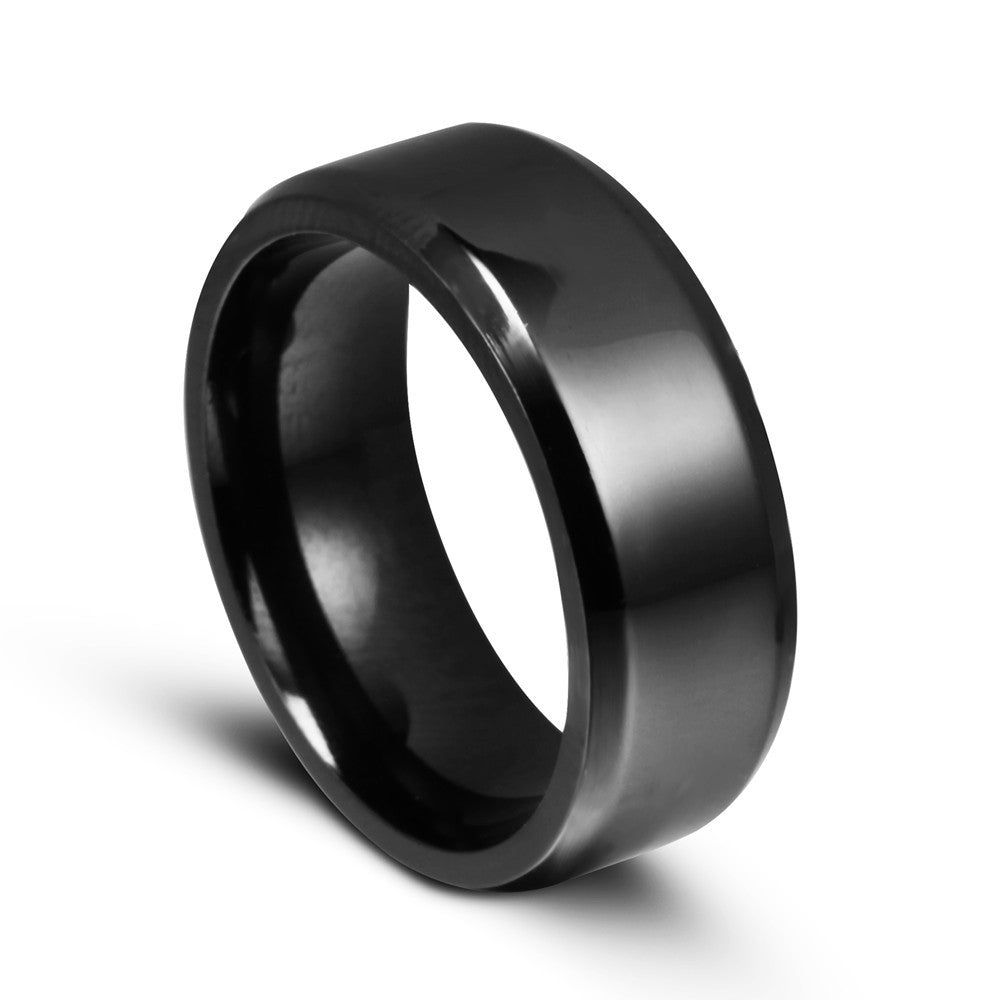 Classic 8 mm Titanium Steel Ring colour or variant view