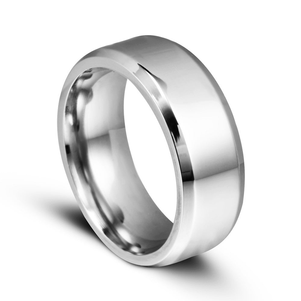 Classic 8 mm Titanium Steel Ring colour or variant view