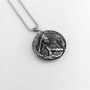 Virgin Mary Stainless Steel Medallion Necklace colour or variant view
