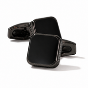 Square Formal Men’s Cufflinks on pure white background