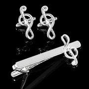 VALT men's copper cufflinks and tie clip set