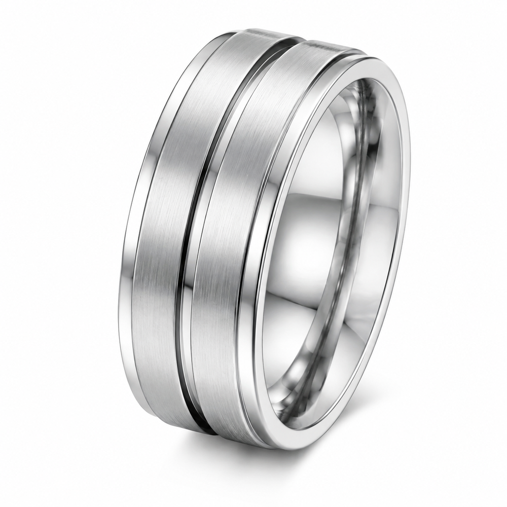 Double-row stainless steel spinner ring