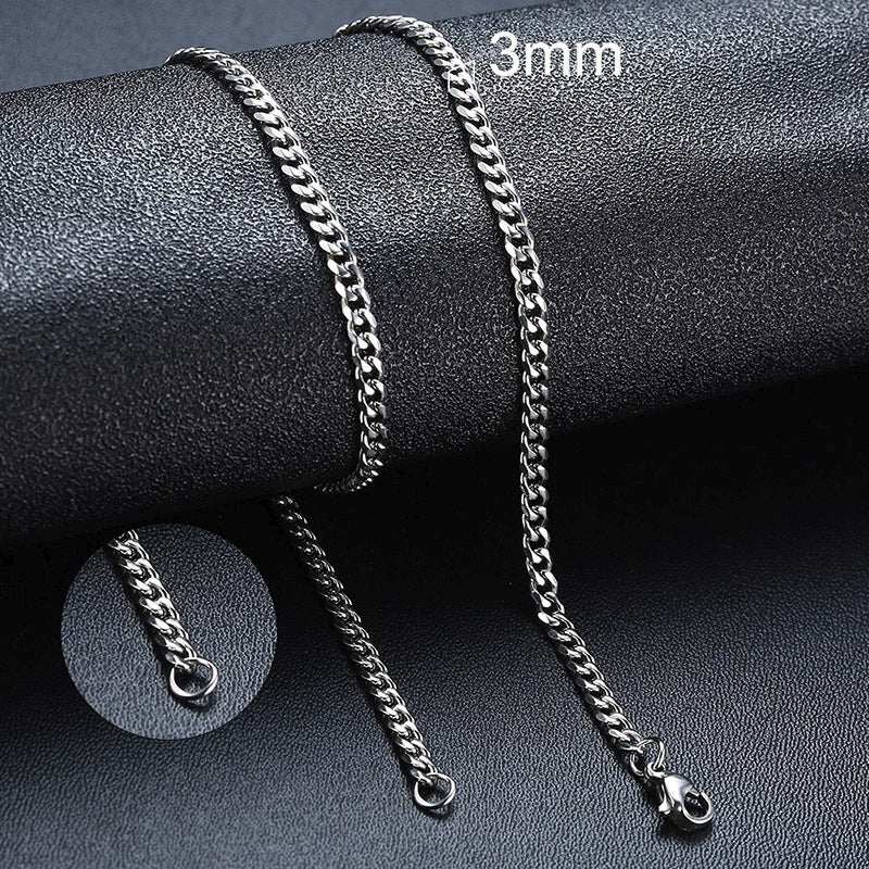 Faceted 7mm Cuban Chain – view 3
