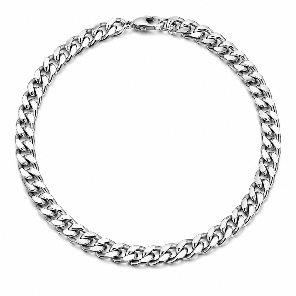 Faceted 7mm Cuban Chain