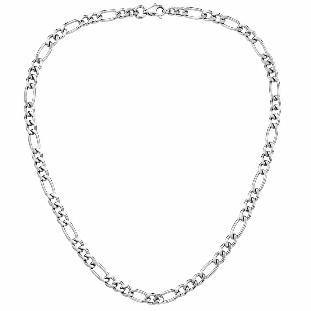 Open-Link 5mm Figaro Chain