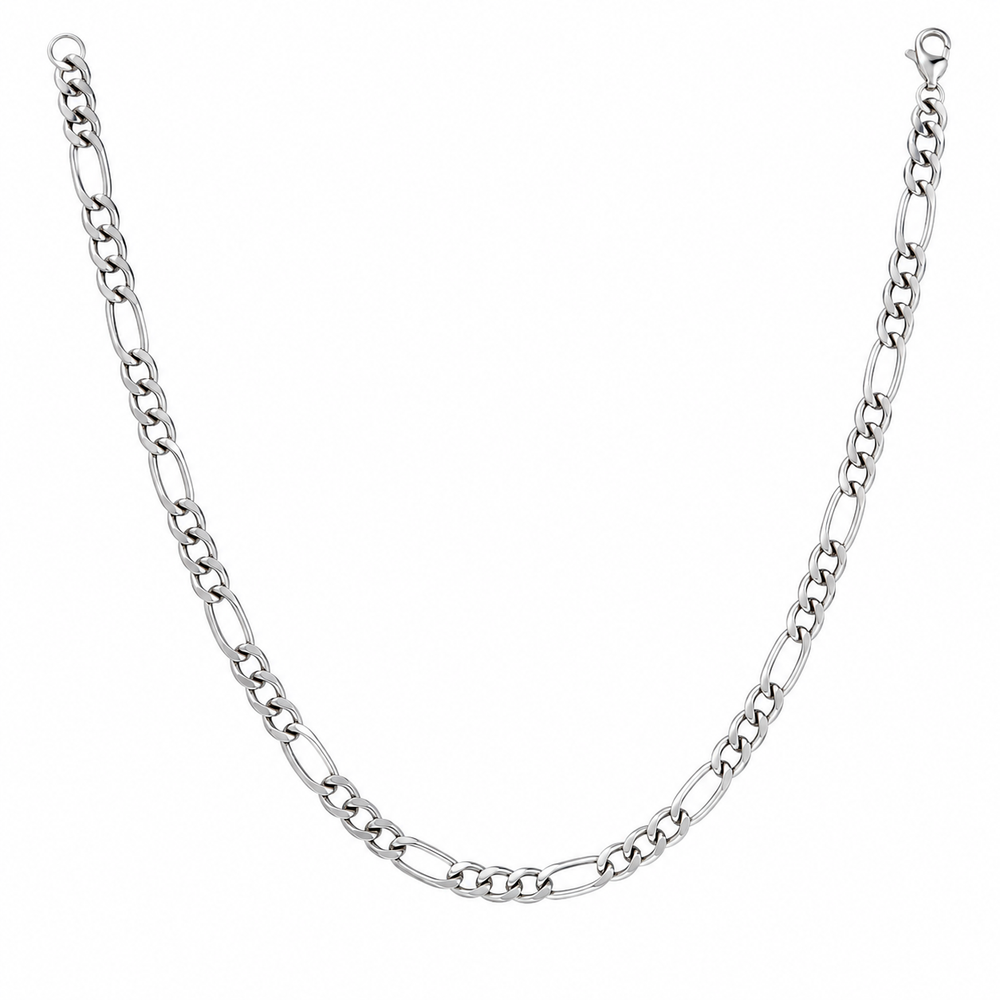Open-Link 6mm Figaro Chain
