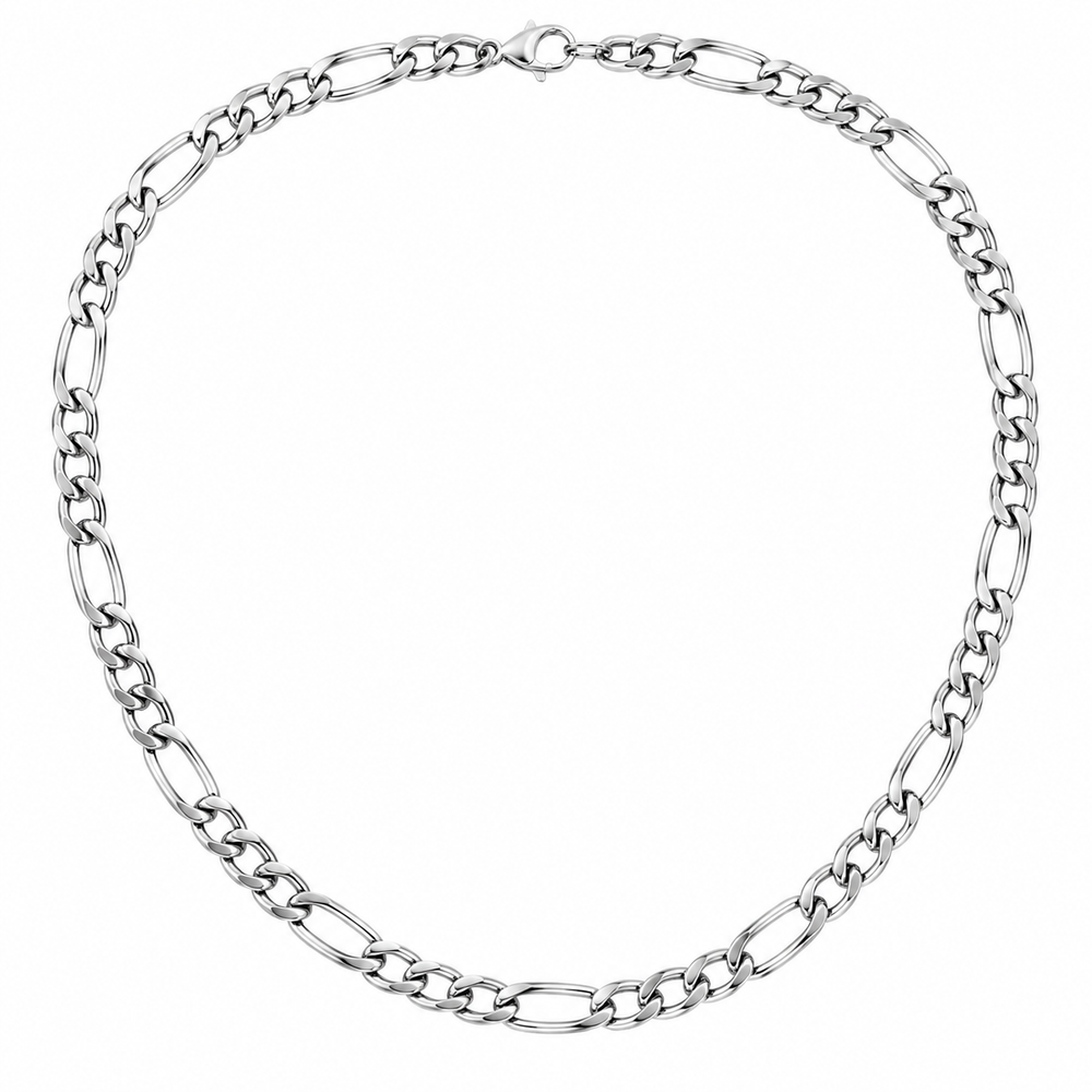 Open-Link 7mm Figaro Chain