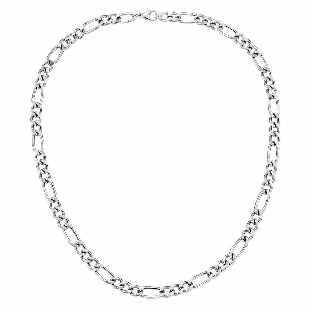 Open-Link 8mm Figaro Chain