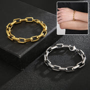 Geometric link bracelet supplier reference