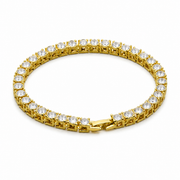 5mm Iced Cuban Bracelet on white background 