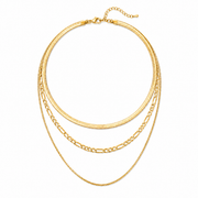 Layered Snake Chain Necklace – image 2