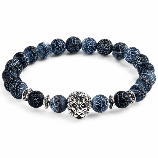 Lion Stone Bracelet on white background