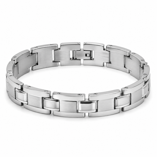 Minimal Stainless Steel Men's Bracelet