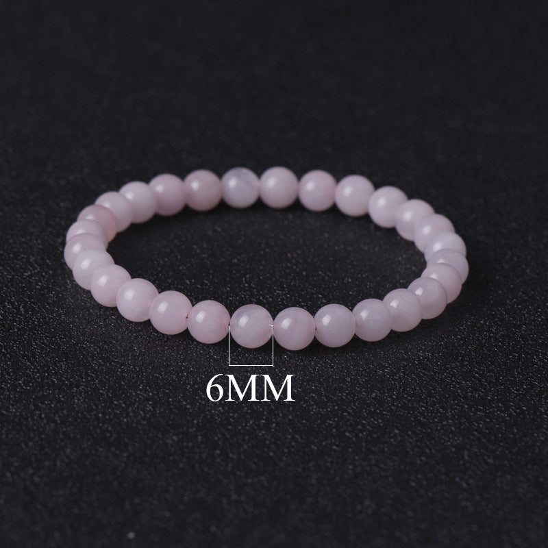 Natural agate bead bracelet alternate view