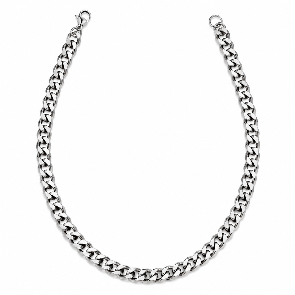 Six-Sided 7mm Cuban Chain