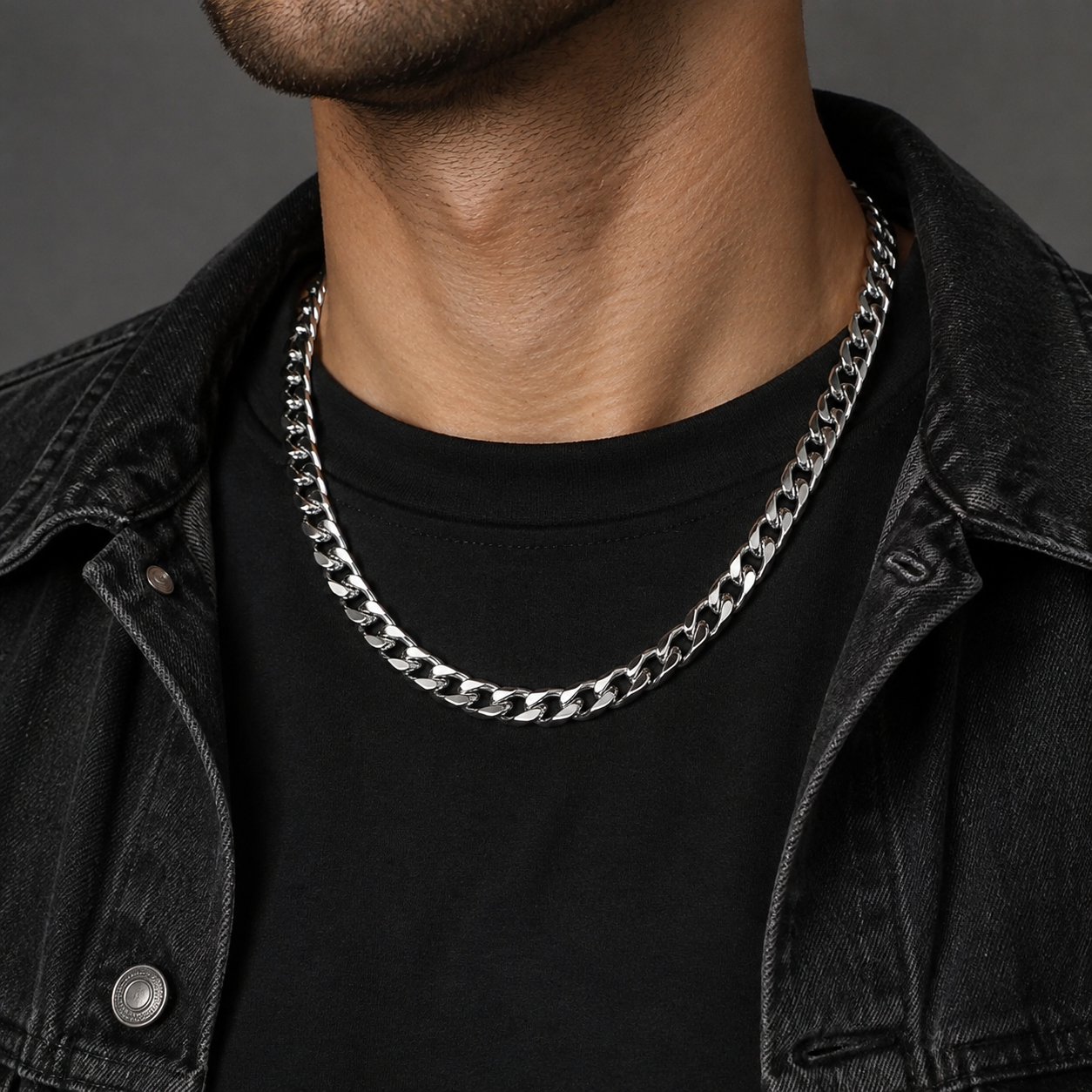 Six-Sided 7mm Cuban Chain – view 2
