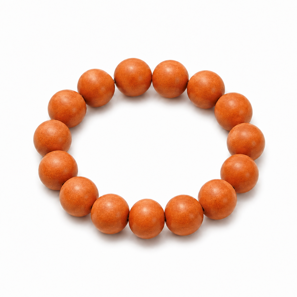 Smooth bead bracelet with 12mm beads