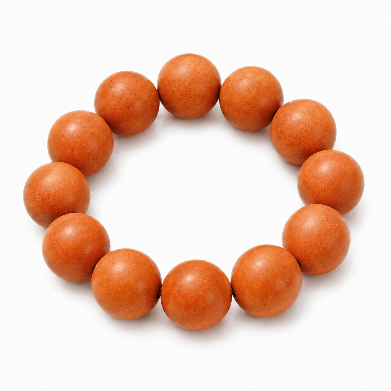 Smooth bead bracelet with 15mm beads
