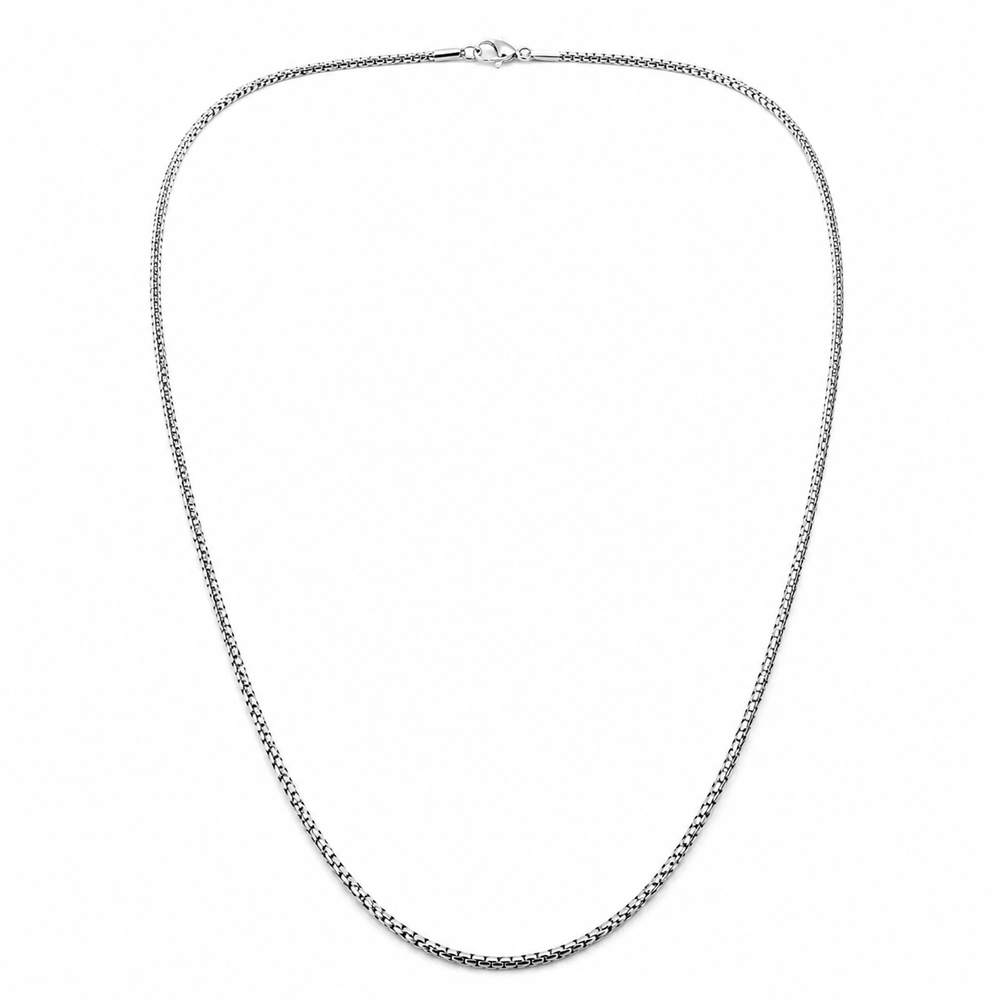 Silver Square Snake Chain