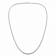 Silver Square Snake Chain