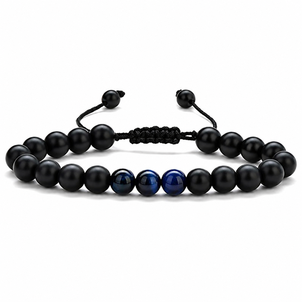 Minimal Stone Accent Bracelet on white background