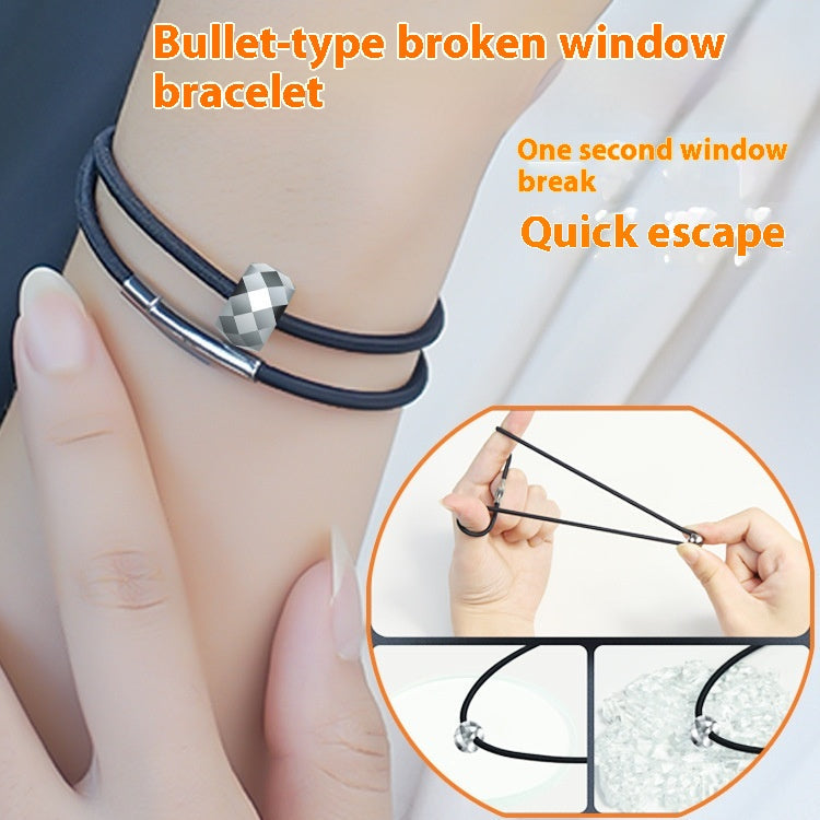 Tungsten steel cord bracelet alternate view