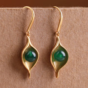 VALT men's vintage gold-tone copper earrings