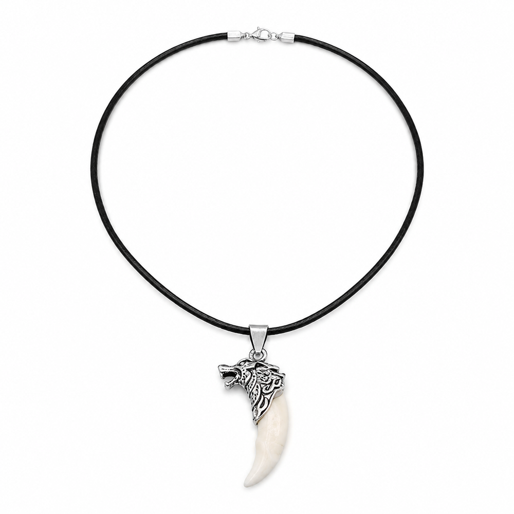 Vintage Spike Pendant Necklace on white background