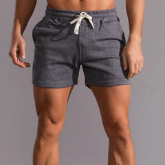 Men’s Drawstring Sports Shorts – Short-Length Training Bottoms with Elasticated Waist and Side Pockets