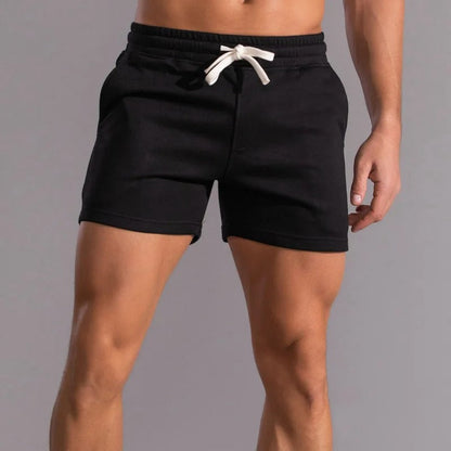 Men’s Drawstring Sports Shorts – Short-Length Training Bottoms with Elasticated Waist and Side Pockets