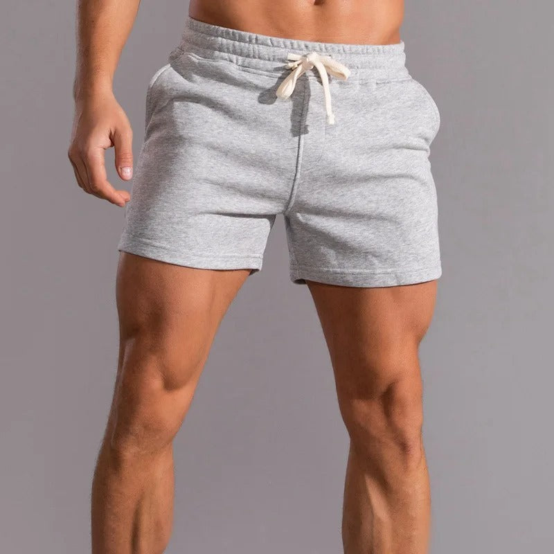 Men’s Drawstring Sports Shorts – Short-Length Training Bottoms with Elasticated Waist and Side Pockets