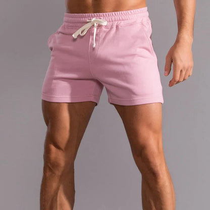 Men’s Drawstring Sports Shorts – Short-Length Training Bottoms with Elasticated Waist and Side Pockets